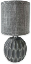 Skrivebordslampe Versa Ovo Keramik Tekstil (14 x 33 cm)
