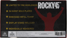 Rocky - 24K Gold Plated Fight Ticket Rocky V Apollo Creed