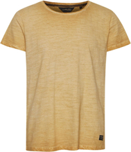 11 PROJECT Magnus Herren Baumwoll-T-Shirt nachhaltiges Shirt Cold-Dyed Waschung 20714734 ME 171040 Gelb