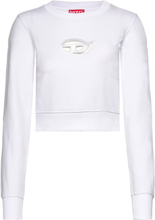 "F-Slimmy-Od Sweat-Shirt Tops Sweatshirts & Hoodies Sweatshirts White Diesel"