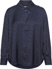 Modune Shirt Tops Blouses Long-sleeved Blue Ba&sh