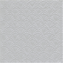 32x Luxe 3-laags servetten met patroon zilver 33 x 33 cm