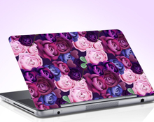 Laptop sticker rozen paars