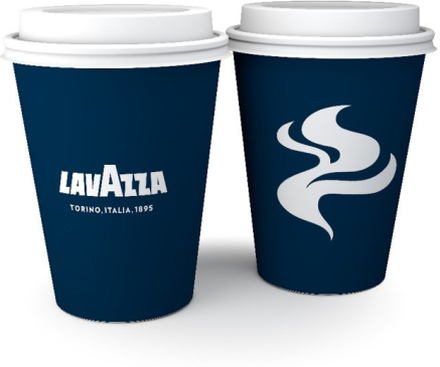 Lavazza - Kubki papierowe do kawy 270ml - 80szt