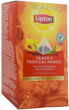 Czarna herbata Lipton Piramida Peach Mango 25 kopert