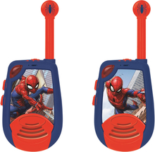 LEXIBOOK Spider -Walkie-talkies til mænd med op til 2 km rækkevidde, morsefunktion og bælteclips