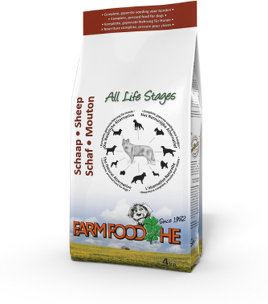 Farm Food Schaap Standaard Lam - Hondenvoer - 4 kg
