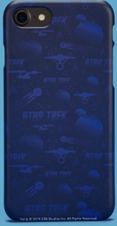 Navy Star Trek Phone Case for iPhone and Android - iPhone 8 - Snap Case - Gloss