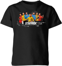 USS Enterprise Crew Star Trek Kids' T-Shirt - Black - 3-4 Years - Black