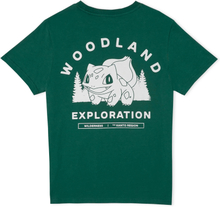 Pokémon Woodland Exploration Unisex T-Shirt - Green - S - Green