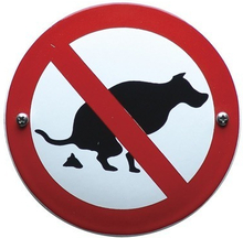 Bord verboden honden te laten