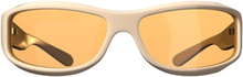 Corlinn Eyewear Eggshell White Dark Yellow Solbriller