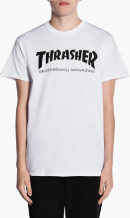 Thrasher - Skate Mag Tee - Hvid - XXL