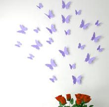 3D Fjärilsdekor -Lavender
