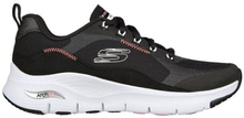Skechers Womens Arch Fit Black White Pink