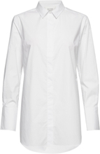 Larkin Ls Classic Shirt Langermet Skjorte Hvit Second Female*Betinget Tilbud