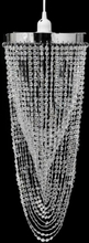 vidaXL Kristallinen Riippuva Kattokruunu 22 x 58 cm