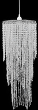 vidaXL Kristallinen Riippuva Kattokruunu 26 x 70 cm