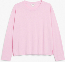 Soft long-sleeve top - Pink