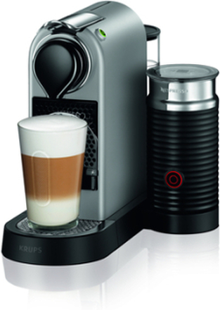 Nespresso Citiz & Milk, 1,0 L. , Silver Kapsel Kaffemaskine - Sølv