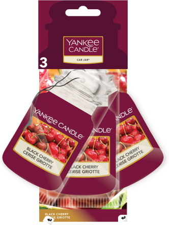 Yankee Candle Black Cherry Car Jar 3-Pack