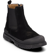 Saida Chelsea Boot Boots Støvler Black Wheat