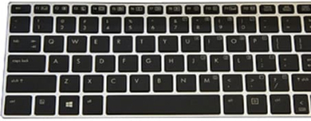 HP TouchPad - Tangentbord - bakgrundsbelyst - dansk - för EliteBook Revolve 810 G2 Tablet