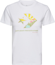 Star Chevron Infill Tee Sport T-shirts & Tops Short-sleeved White Converse
