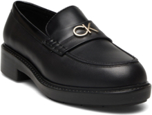 Rubber Sole Loafer W/Hw Loafers Flade Sko Black Calvin Klein