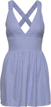 Anf Womens Dresses Dresses Summer Dresses Blå Abercrombie & Fitch*Betinget Tilbud