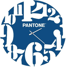Orologio da parete design moderno Pantone blu Numbers