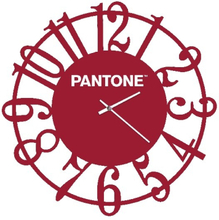 Orologio da parete design classico Pantone bordeaux Lens