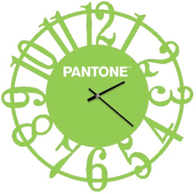 Orologio da parete design classico Pantone verde Lens
