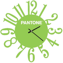 Orologio da parete design classico Pantone verde Loop