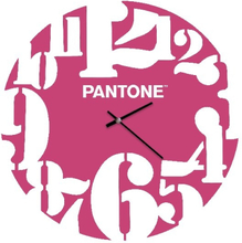 Orologio da parete design moderno Pantone fucsia Numbers
