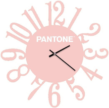 Orologio da parete design classico Pantone rosa Loop
