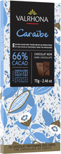 Valrhona Caraibe 66% Sjokolade, 70 g