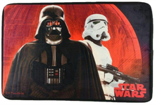 Disney Star Wars Tür-Matte außergewöhnliche Fuß-Matte mit rutschfester Rückseite 60x40 cm Schwarz/Rot/Weiß