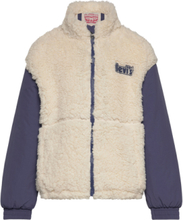 Levi's® Boxy Fit Sherpa Jacket Outerwear Fleece Outerwear Fleece Jackets Multi/mønstret Levi's*Betinget Tilbud