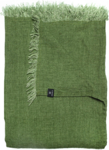 Levelin Throw Home Textiles Cushions & Blankets Blankets & Throws Green Himla