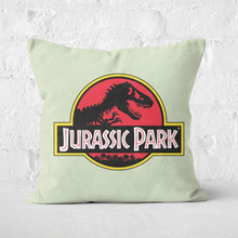 Green Jurassic Park Square Cushion 40x40cm - 50x50cm - Soft Touch