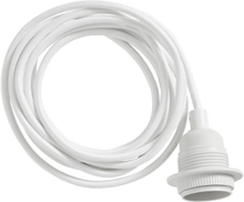 Fabric Cord With Socket Home Lighting Lighting Accessories White OYOY Living Design