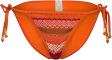 Porto Novo Brief Swimwear Bikinis Bikini Bottoms Side-tie Bikinis Orange Dorina