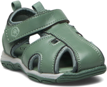 Baby Sandals W. Velcro Strap Shoes Summer Shoes Sandals Green Color Kids