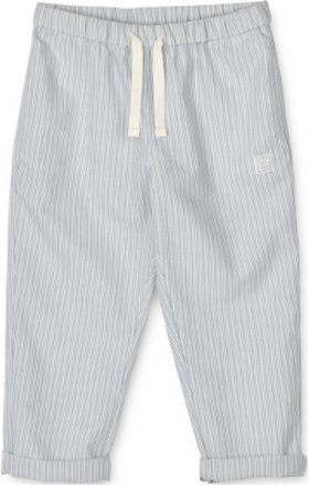 Orlando Stripe Pants Bottoms Sweatpants Blue Liewood