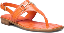 Lexley Shoes Summer Shoes Flat Sandals Oransje Dune London*Betinget Tilbud