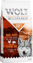 Wolf of Wilderness "Soft - Wide Acres" Huhn - getreidefrei - Sparpaket: 2 x 12 kg