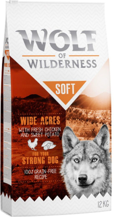 Wolf of Wilderness "Soft - Wide Acres" Huhn - getreidefrei - 5 x 1 kg
