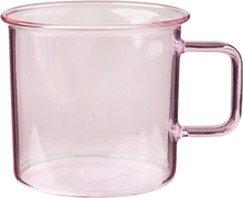 Muurla - The mug glasskopp 3,5 dl rosa