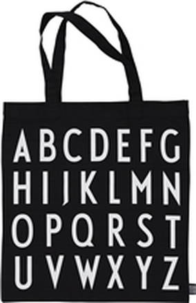 Design Letters Tote Bag ABC Svart